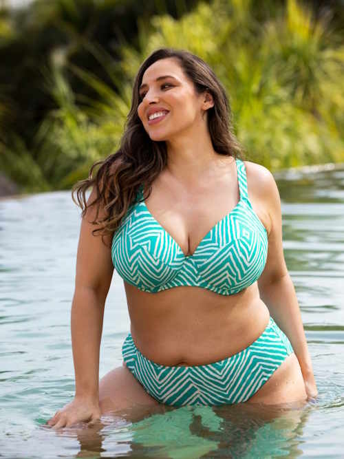 Freya Swim Fiji Falls bleu soutien-gorge bikini corbeille