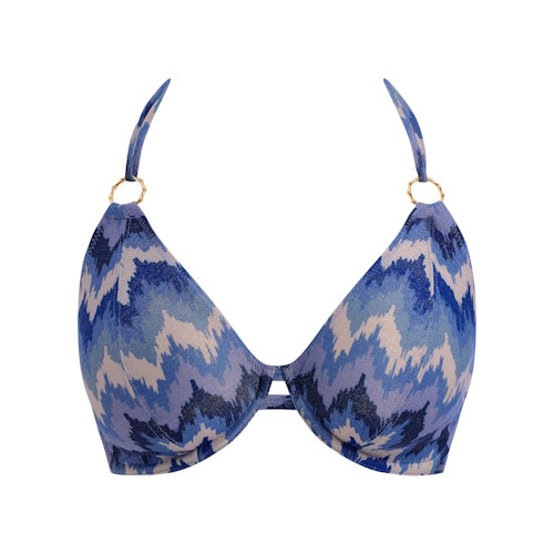 Freya Swim Arizona Wave bleu/print soutien-gorge bikini corbeille