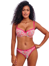 Freya Flirt hot pink culotte string