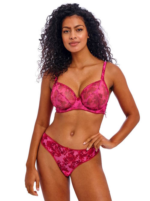 Freya Rose Blossom rouge/rose soutien-gorge sans forme