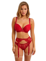 Freya Fascinate rouge jarretelles garter belt