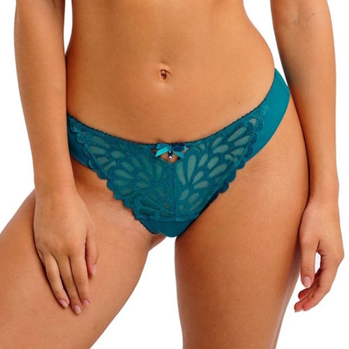 Freya Loveland turquoise slip brésilien