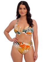 Fantasy Swim Maya Bay blanc/print haut de bikini préformé
