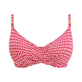 Fantasy Swim Koh Lipe rouge/blanc haut de bikini préformé