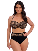 Fantasy Swim Pemba Island noir/brun haut de bikini préformé
