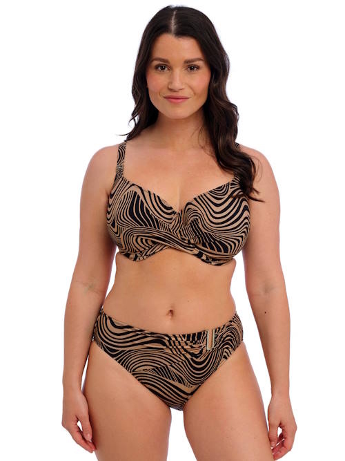 Fantasy Swim Pemba Island noir/brun slip de bikini