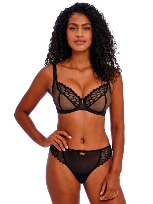 Freya Loveland noir soutien-gorge sans forme