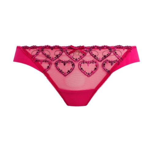 Freya Laurine raspberry slip brésilien