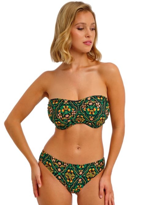 Freya Swim Sunset In Seville noir/print soutien-gorge bikini corbeille