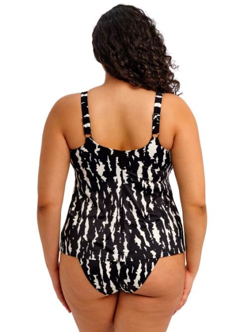 Elomi Swim Echo Shell noir/blanc tankini top