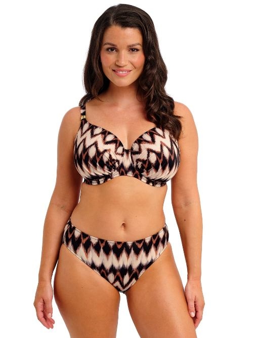Fantasy Swim Sabana marron/print slip de bikini