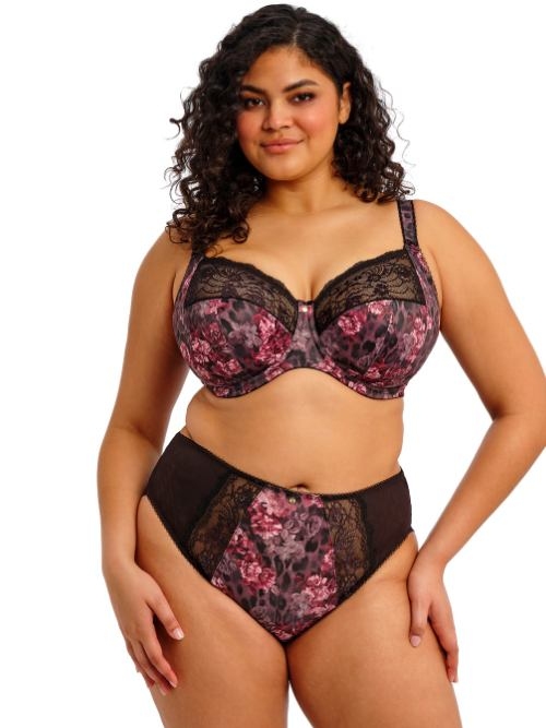 Elomi Morgan noir/rose soutien-gorge sans forme
