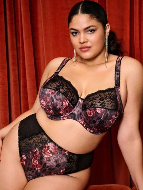 Elomi Morgan noir/rose soutien-gorge sans forme