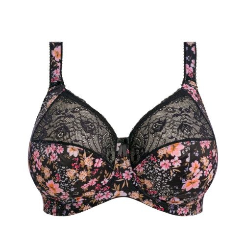 Elomi Morgan noir/print soutien-gorge sans forme