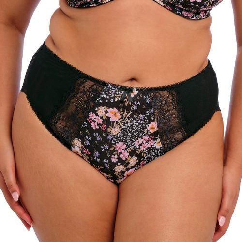 Elomi Morgan noir/print slip