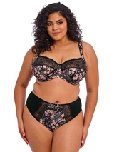 Elomi Morgan noir/print slip