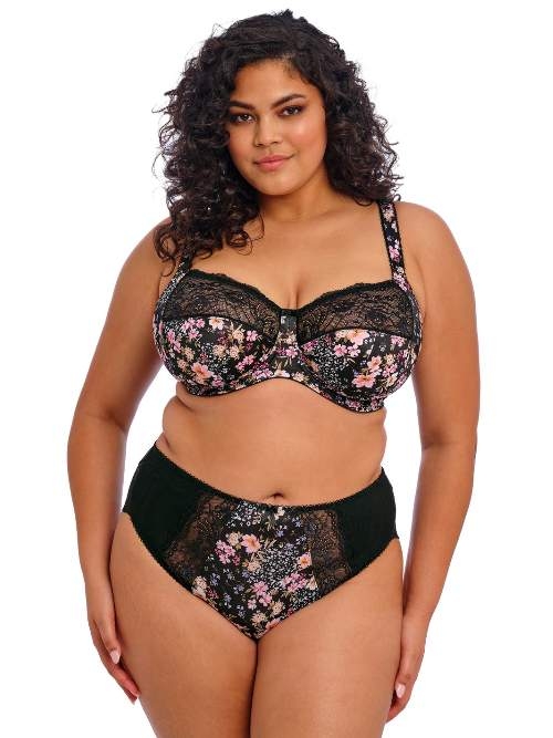 Elomi Morgan noir/print slip