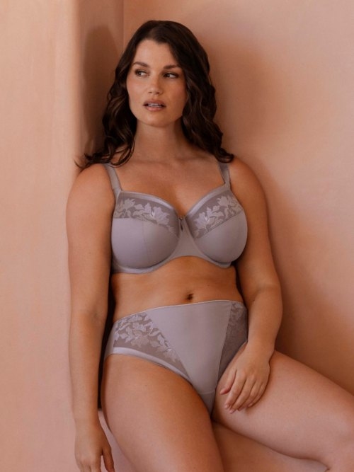 Fantasy Lingerie Illusion argent soutien-gorge rembourré