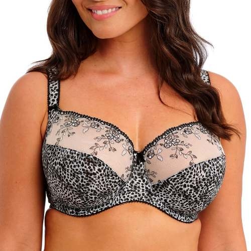 Fantasy Lingerie Lindsey noir/print soutien-gorge sans forme