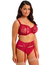 Fantasy Lingerie Portia rouge jarretelles garter belt