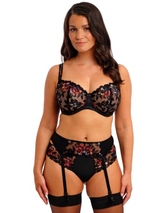 Fantasy Lingerie Magdalena noir jarretelles garter belt