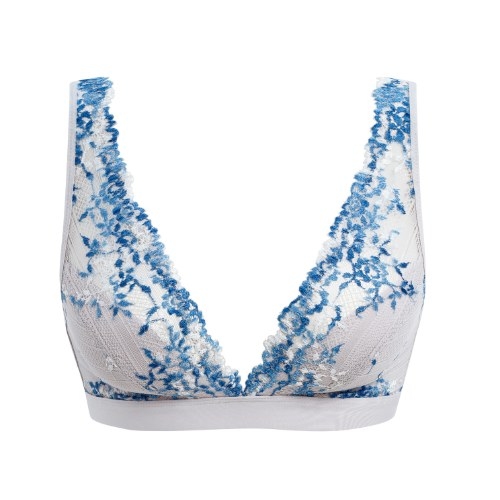 Wacoal Lingerie Embrace Lace bleu soutien-gorge sans armatures en dentelle