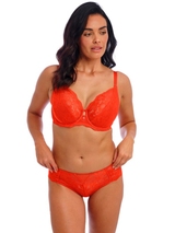 Wacoal Lingerie Natsuki Lace rouge soutien-gorge rembourré