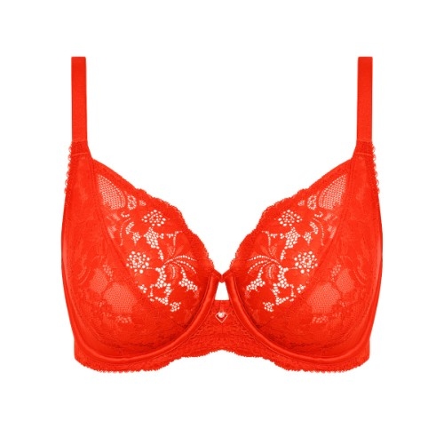 Wacoal Lingerie Natsuki Lace rouge soutien-gorge rembourré