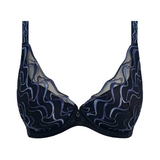 Wacoal Lingerie Mayumi bleu marine soutien-gorge rembourré