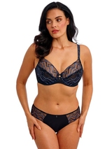 Wacoal Lingerie Mayumi bleu marine slip