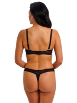 Wacoal Lingerie Mayumi bleu marine culotte string