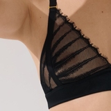 Lisca Lovelace noir soutien-gorge sans forme