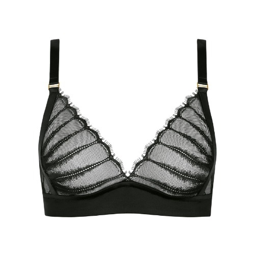 Lisca Lovelace noir soutien-gorge sans armatures en dentelle