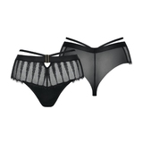 Lisca Lovelace noir slip brésilien