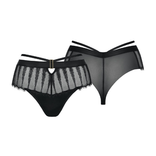 Lisca Lovelace noir slip brésilien
