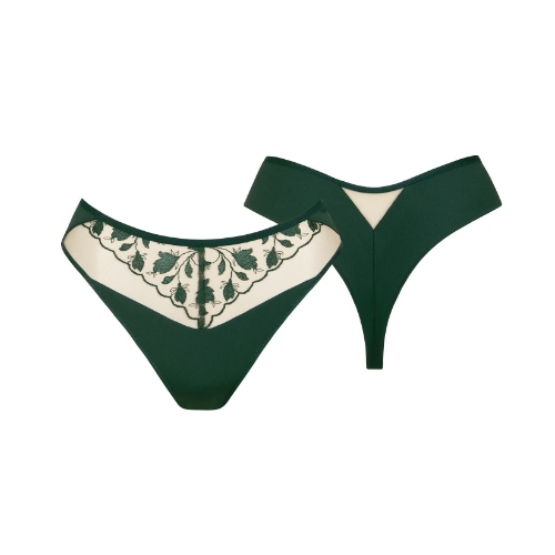 Lisca Gloriosa forest green slip brésilien