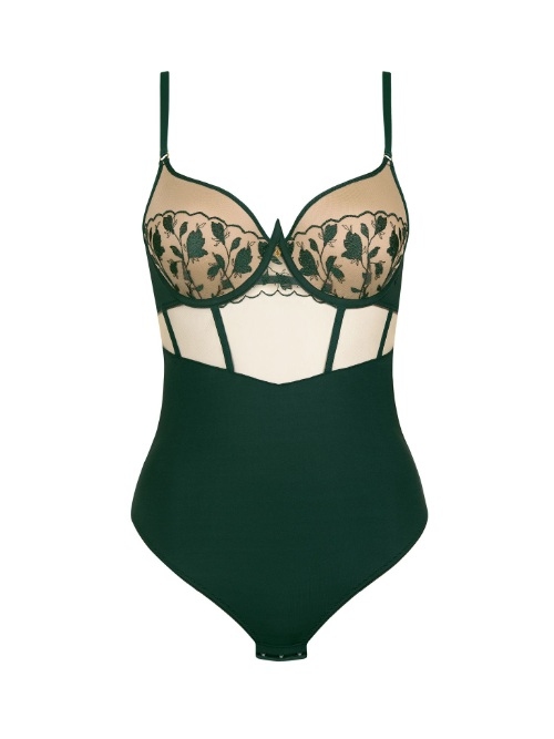 Lisca Gloriosa forest green corselet