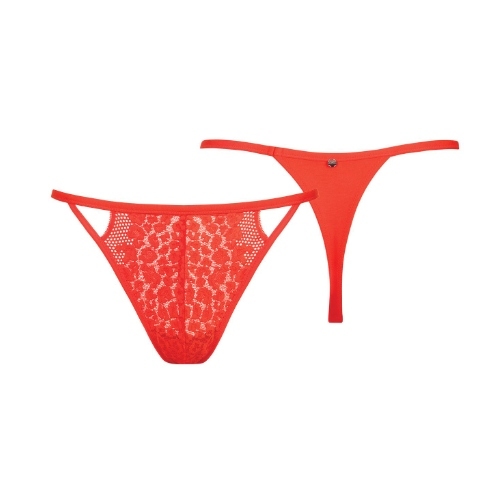 Lisca Galaxy rouge culotte string