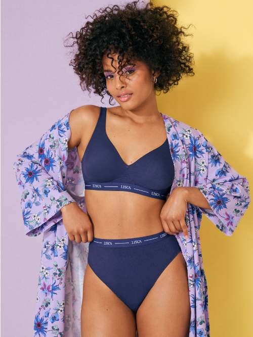 Lisca Sunflower bleu marine soutien-gorge rembourré