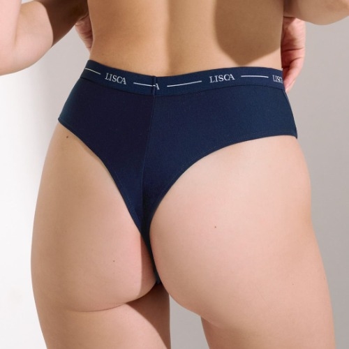 Lisca Sunflower bleu marine culotte string