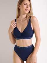 Lisca Sunflower bleu marine culotte string