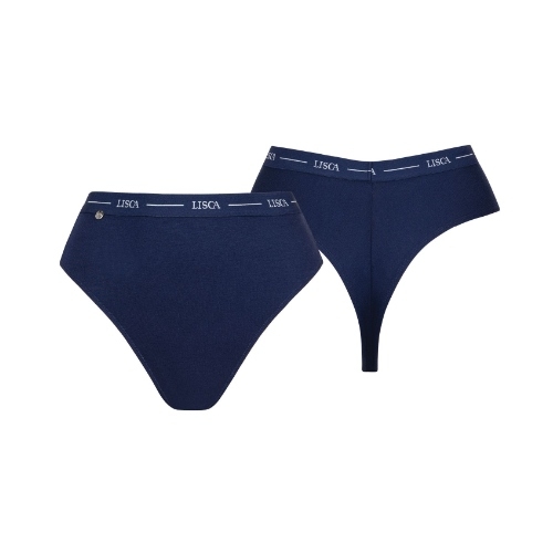 Lisca Sunflower bleu marine culotte string