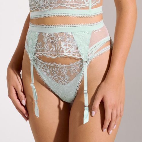 Lisca Rêve éveillé mint jarretelles garter belt