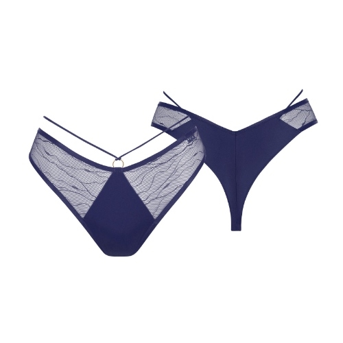 Lisca Nightscape violet culotte string