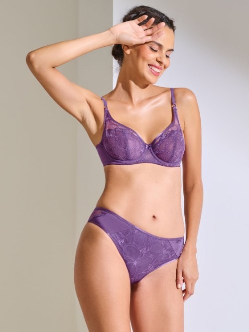 Lisca Patricia violet soutien-gorge sans forme