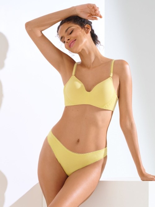 Lisca Pompeya jaune slip brésilien