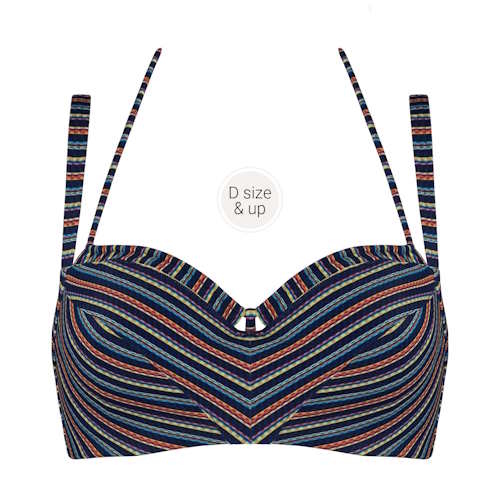 Maillots de bain Marlies Dekkers Holi Vintage bleu/print soutien-gorge bikini corbeille