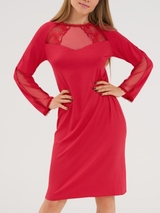 Lisca Sympathy rouge chemise de nuit