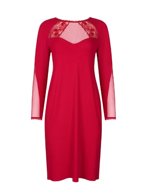 Lisca Sympathy rouge chemise de nuit