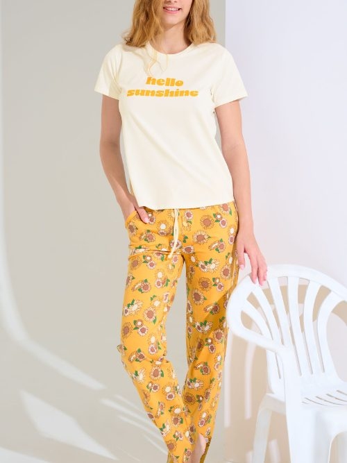 Lisca Summer jaune pyjama